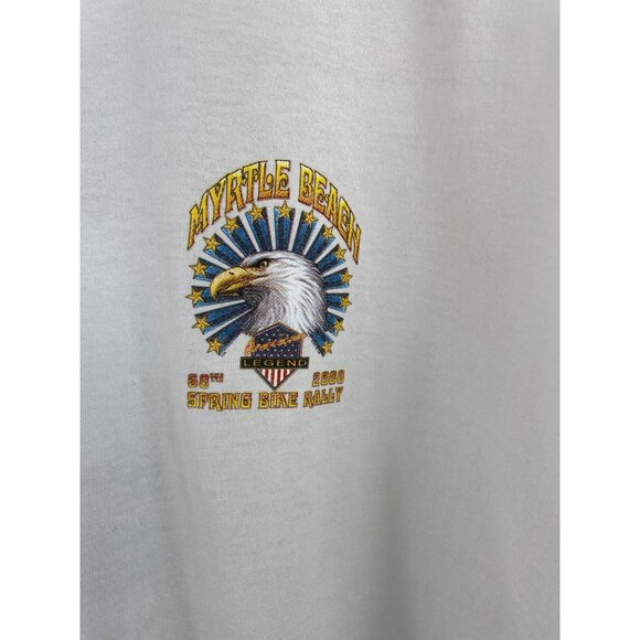 2008 Myrtle Beach 68th Motorcycle Bike Spring Rally Mens T-shirt Size XL *Flaw* - Picture 4 of 7